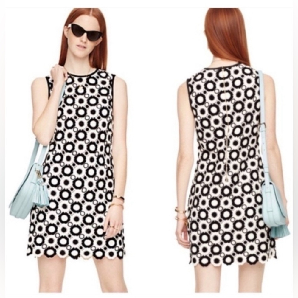 New Kate Spade Guipure Lace Shift Dress